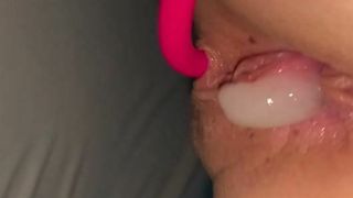 Anal creampie plus orgasm