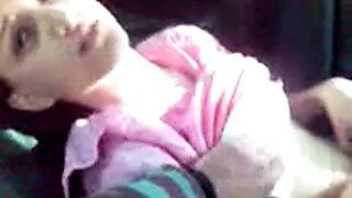 Dilhi college girl in Car