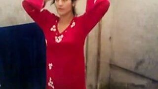 N.Indian Girl dressing after bath Captured by her BF