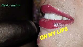 Ohh meri jaan ne to aaj mere lund ko chus kar apne lips pe hi meri pani nikal di,my hot desi sexy bhabhi awesome sucking