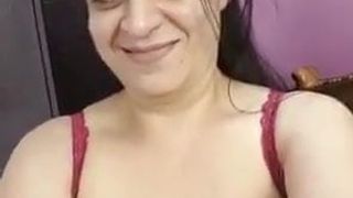 Desi paki aunty asking bf to suck tits