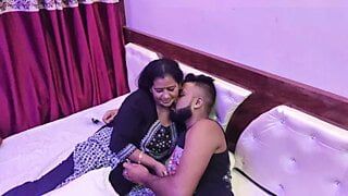 Horney aunt hardcore fuck by her Indian boyfriend