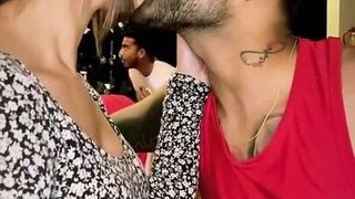 Hot girl kissing