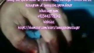 Housewife playing with sunny’s penis