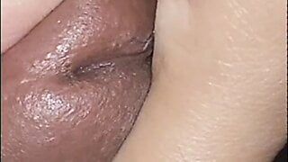 how to touch a horny dick with beautiful cum on it