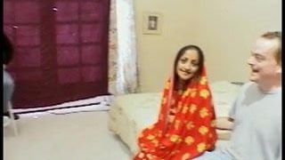 Indian chick in heat gang-banged