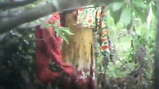 Indian Desi girl bath