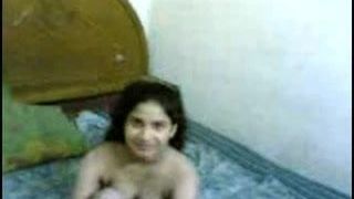 Sexy girl nude with bf nice tits