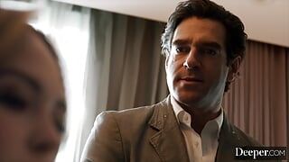 Deeper. First-Time Hotwife Lilly Has To Beg For His BBC