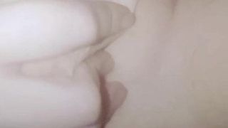 Lahore wife squeezing her boobs