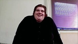 A horny German BBW gets her deep pussy fucked