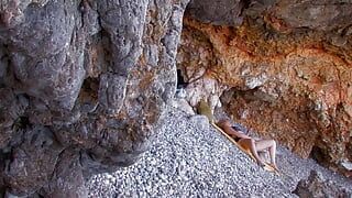 Beefy Blonde Being Horny Got Analed Fucked In The Beach