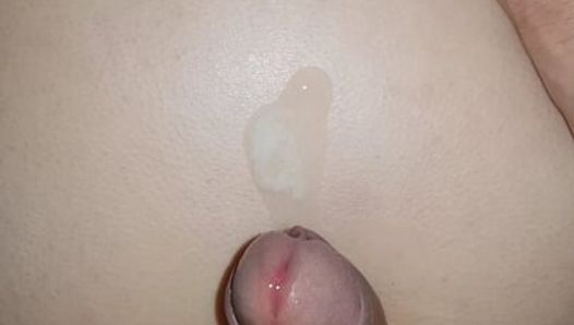 Fucking her in doggy and cum on her back