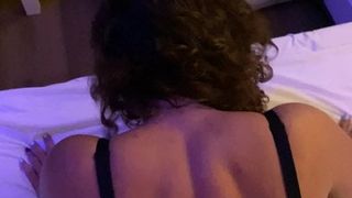 Hard fuck doggystyle, Cumming on big cock