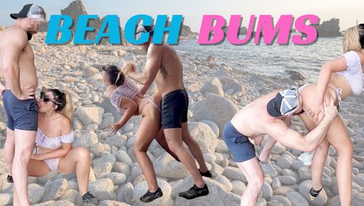Hot Horny Teacher sucks and fucks a Stranger on the beach