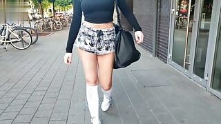 I came back from the Gym and he was waiting with his hard Cock