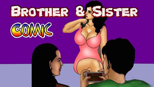 Step-Brother Helps Step-Sister’s Study Comic